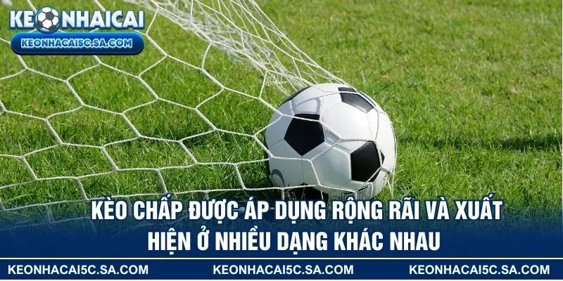 Kèo chấp được áp dụng rộng rãi và xuất hiện ở nhiều dạng khác nhau