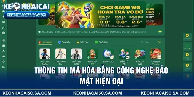 Thông tin mã hóa bằng công nghệ bảo mật hiện đại